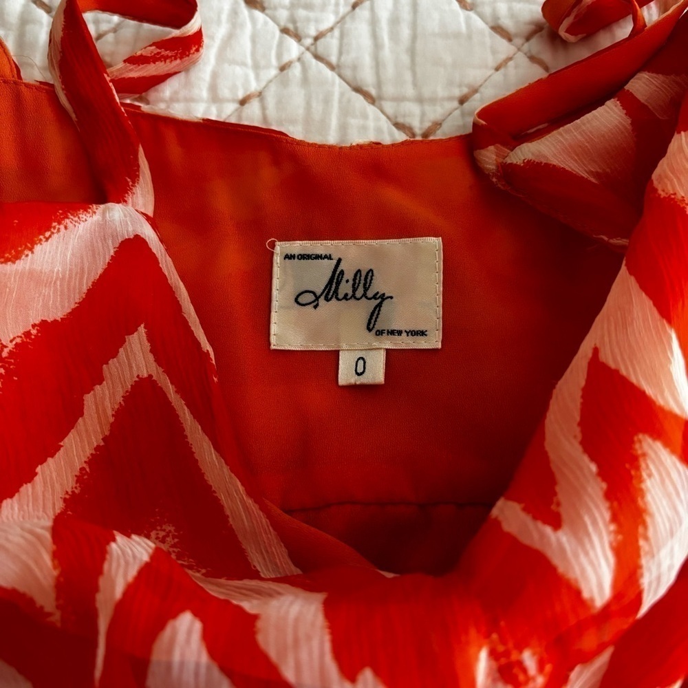 Milly of New York chiffon dress - Picture 5 of 8